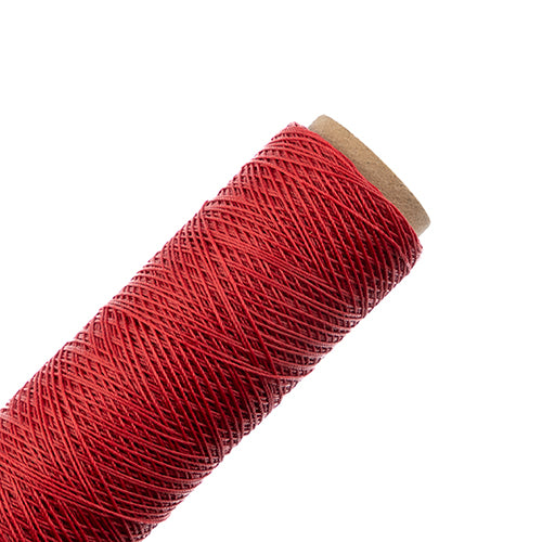Waxed Polyester Thread Spool 3ply - 500ft - 0.38mm - Red