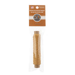 Waxed Polyester Thread Bobbin 3 Ply - 75ft - 0.38mm  -  Natural