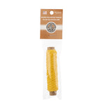Waxed Polyester Thread Bobbin 3 Ply - 75ft - 0.38mm  -  Honey