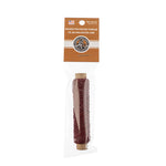 Waxed Polyester Thread Bobbin 3 Ply - 75ft - 0.38mm  - Red/Brown
