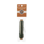 Waxed Polyester Thread Bobbin 3 Ply - 75ft - 0.38mm  -  Olive