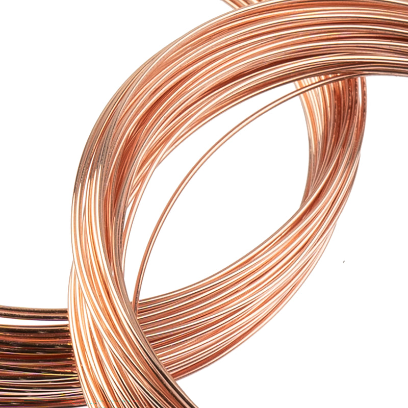 Copper Wire Gold Rapping Colored Copper Wire Wrapping Tarnish Resistant - Rose Gold ...