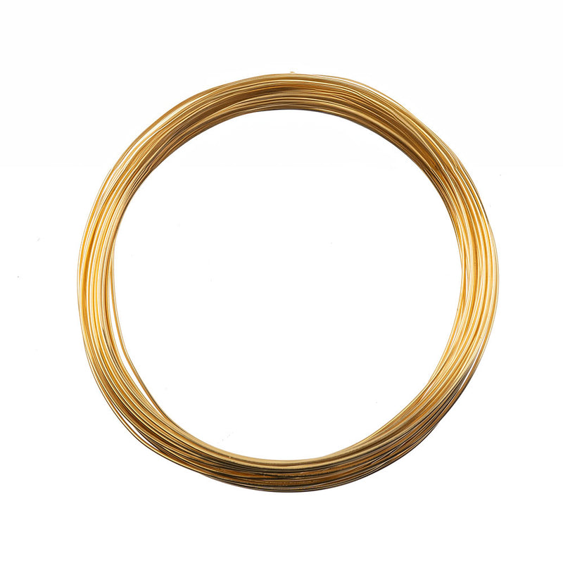 Colored Copper Wire Wrapping Tarnish Resistant - Gold