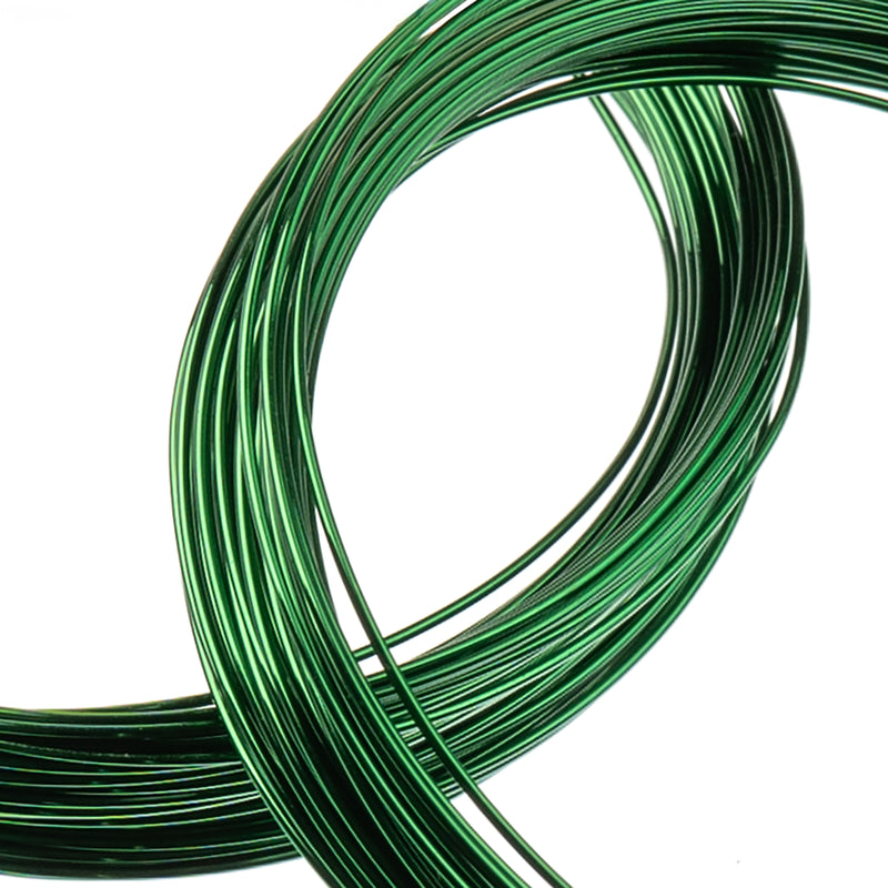 Colored Copper Wire Wrapping Tarnish Resistant - Green