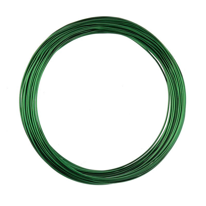 Colored Copper Wire Wrapping Tarnish Resistant - Green