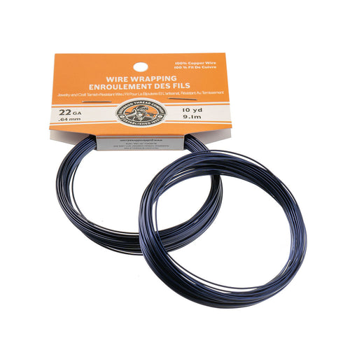 Colored Copper Wire Wrapping Tarnish Resistant - Dark Blue