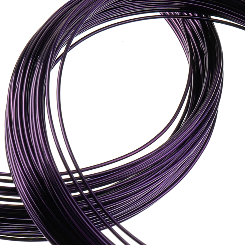Colored Copper Wire Wrapping Tarnish Resistant - Purple