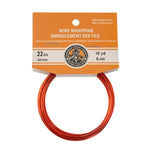Colored Copper Wire Wrapping Tarnish Resistant - Orange
