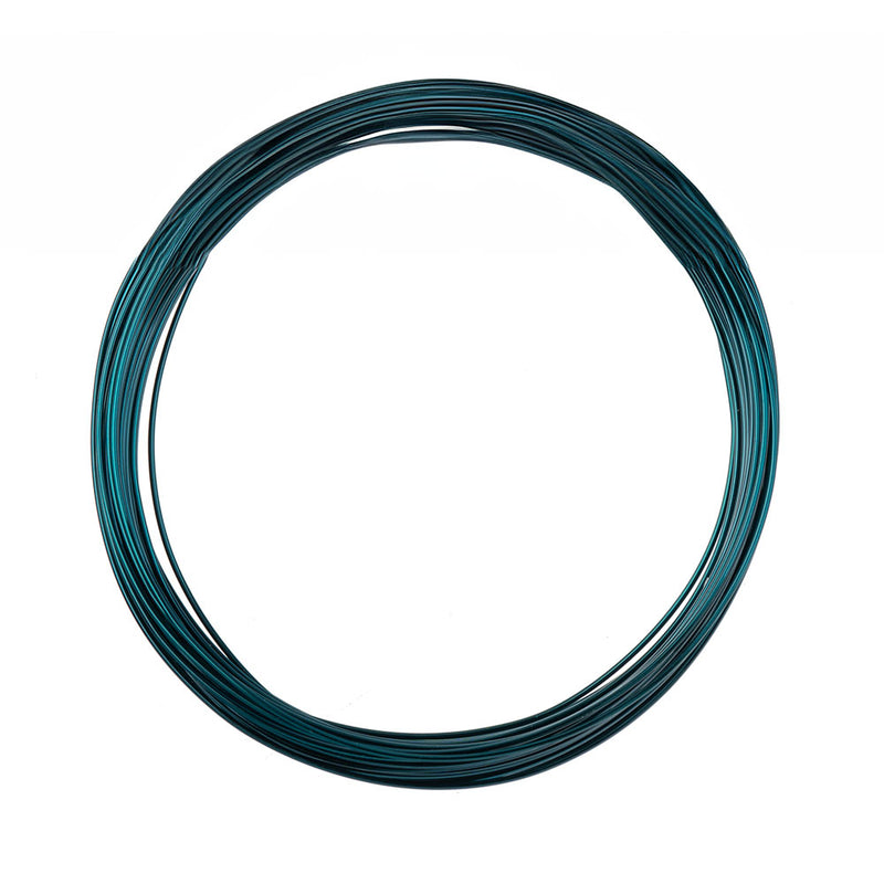 Colored Copper Wire Wrapping Tarnish Resistant - Teal