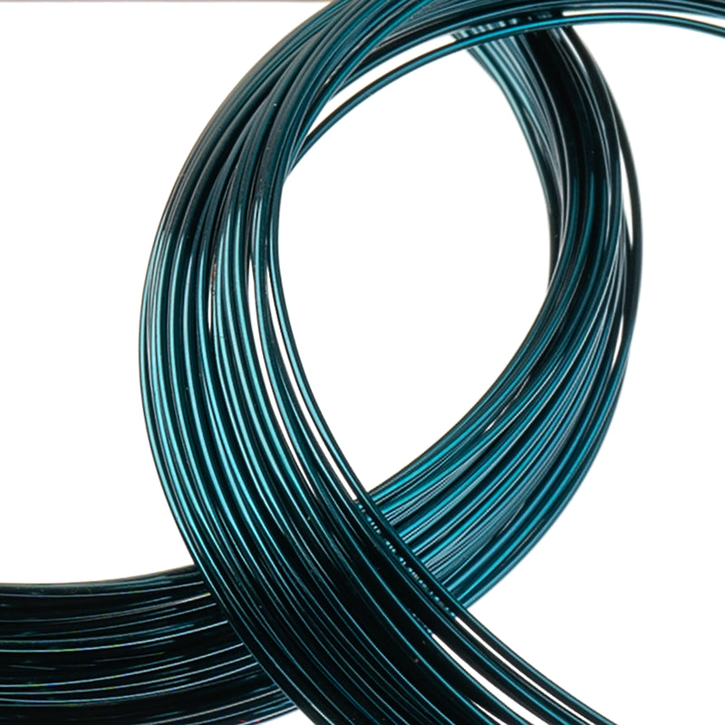 Colored Copper Wire Wrapping Tarnish Resistant - Teal
