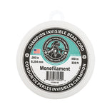 Champion Invisible Bead Cord Monofilament - .010 (0.254mm) diameter 100m (328ft)
